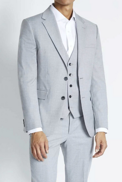 Men Grey 3 Piece Suit Grey Wedding Suit Grey Groomsmen Wear