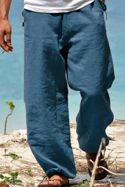 Men's Linen Trouser Pant Casual Pant Linen Ankle Formal Pants Sainly– SAINLY