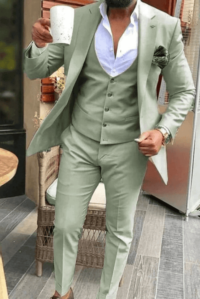 Men's Red Fashion Formal 2 Piece Suit Slim Fit Wedding Party Wear Suit -   Sweden