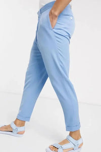 Formal Elegant Groomsmen Gift Wear Pants Stylish Sky Blue Party Wear Trouser Gift For Him Sainly