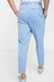 Formal Elegant Groomsmen Gift Wear Pants Stylish Sky Blue Party Wear Trouser Gift For Him Sainly