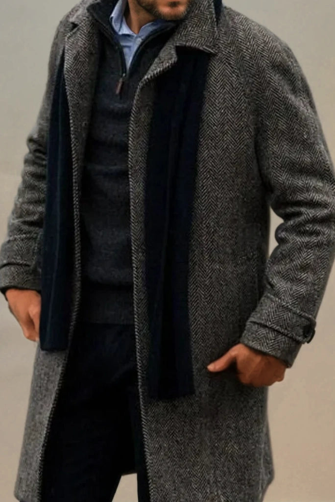 herringbone-tweed-long-coat-winter-trench-coat-woolen-long-jacket