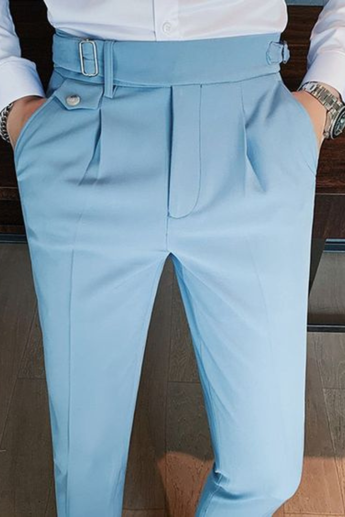 Kurus Polyster Blend Formal Trousers For Man |formal pants blue | pant  trousers for men