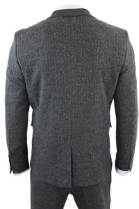 dark-grey-blazer-for-men-tweed-grey-blazer-formal-wear-Sainly