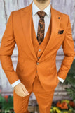 Men Suits Orange 3 Piece Beach Wedding Suit Groom Wear Suits Wedding Suit Men suits Prom suits for men orange suit must read caption