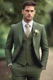 MANS GREEN SUIT Wedding Suit Olive Green Formal Suit Elegant Bespoke menswear Slim Fit Suit Tailoring Suit For Him