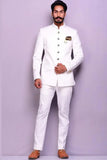 Mens White Jodhpuri Indian Suit Wedding Function White Suit Classic Suit Gift For Him