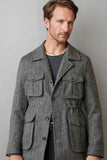 herringbone-tweed-shacket-safari-jacket-vintage-tweed-shirt-jacket