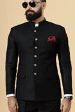 Men's Black Royal Jodhpuri Suit