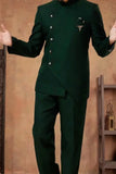 Men's Designer Emerald Green Jodhpuri Suit