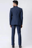 Men's Designer Navy Blue Jodhpuri Suit