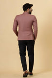 Men's Rose Pink Bandhgala Jodhpuri Suit