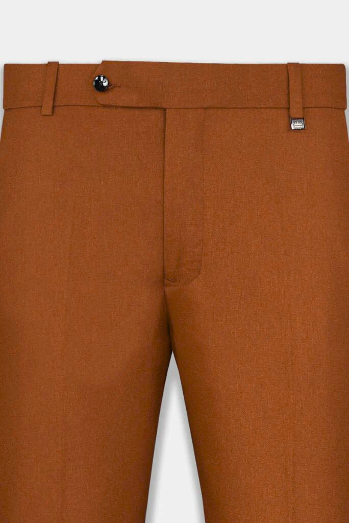 Men Rust Pant Office Pant Stylish Elegant Rust Pant Trouser SAINLY