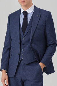 mens-great-simple-looking-navy-blue-tweed-blazer-coat-sainly