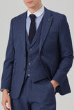 mens-great-simple-looking-navy-blue-tweed-blazer-coat-sainly