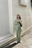 women-single-breasted-stylish-suit-sage-green-party-wear-suit