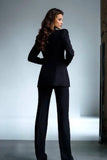 Women Black 2 Piece Suit