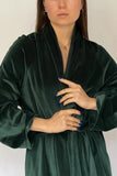 Women Green Kimono Robe