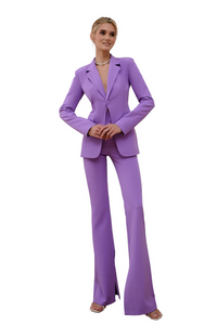 Women Lavender 2 Piece Suit 