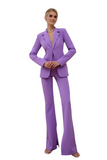 Women Lavender 2 Piece Suit 