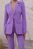 Women Lavender 2 Piece Suit 