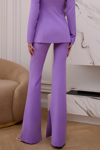 Women Lavender 2 Piece Suit 