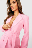 Women Light Pink 2 Piece Suit