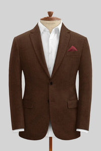 mens-rust-tweed-blazer-classic-wool-jacket-by-sainly