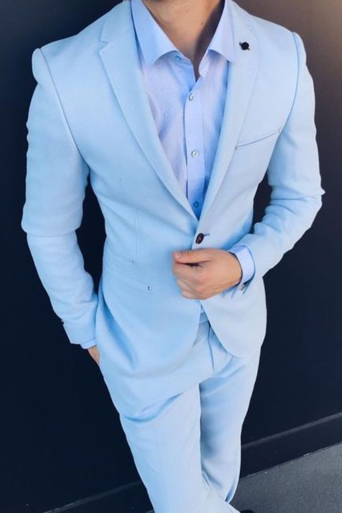 light blue suits 