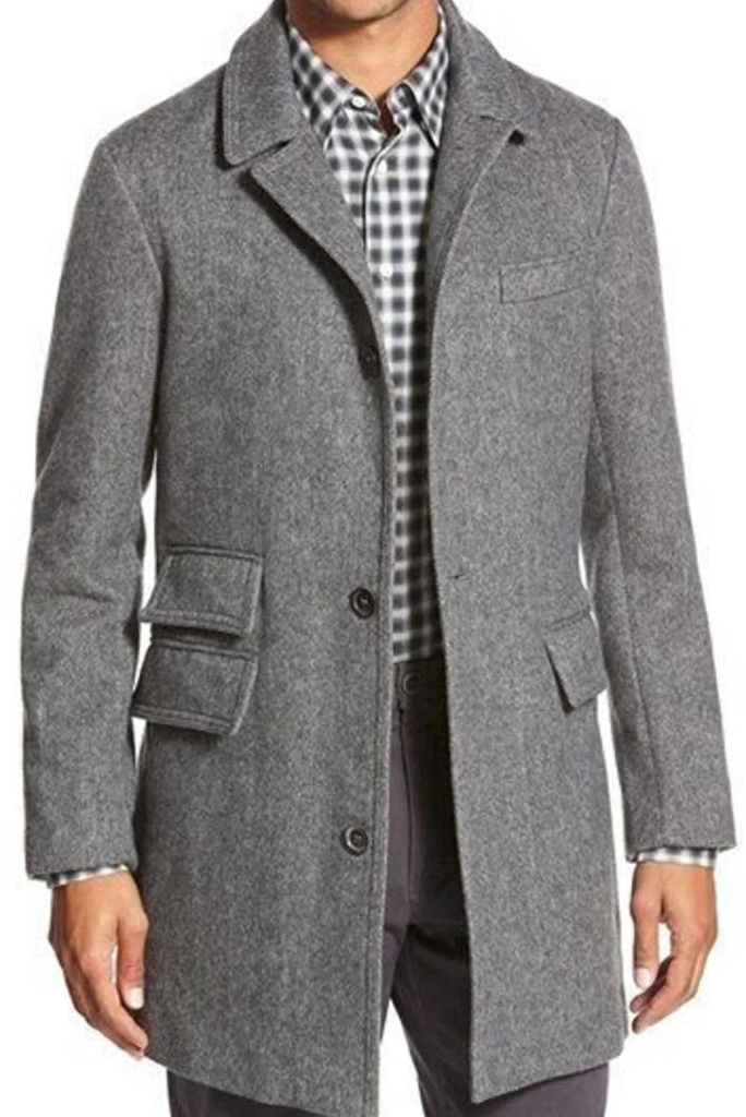 Men's Black Long Overcoat Stylish Vintage Long Trench Coat For Men Winter  Long Coat Outwear
