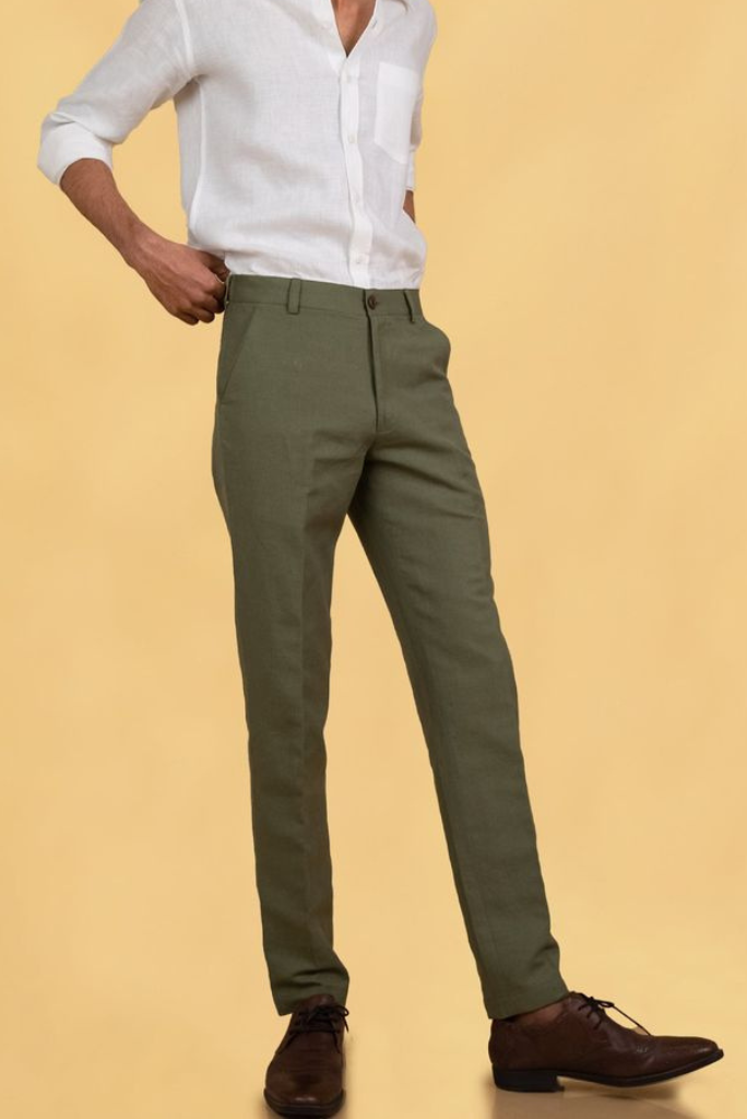 Performance Dress Pants (Olive Green - Tailored Slacks) | Twillory®
