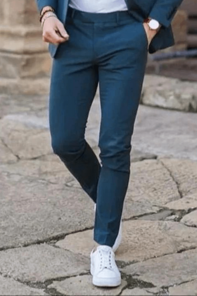 VAMDEV FASHION Slim Fit Men Blue Trousers  Buy VAMDEV FASHION Slim Fit Men  Blue Trousers Online at Best Prices in India  Flipkartcom