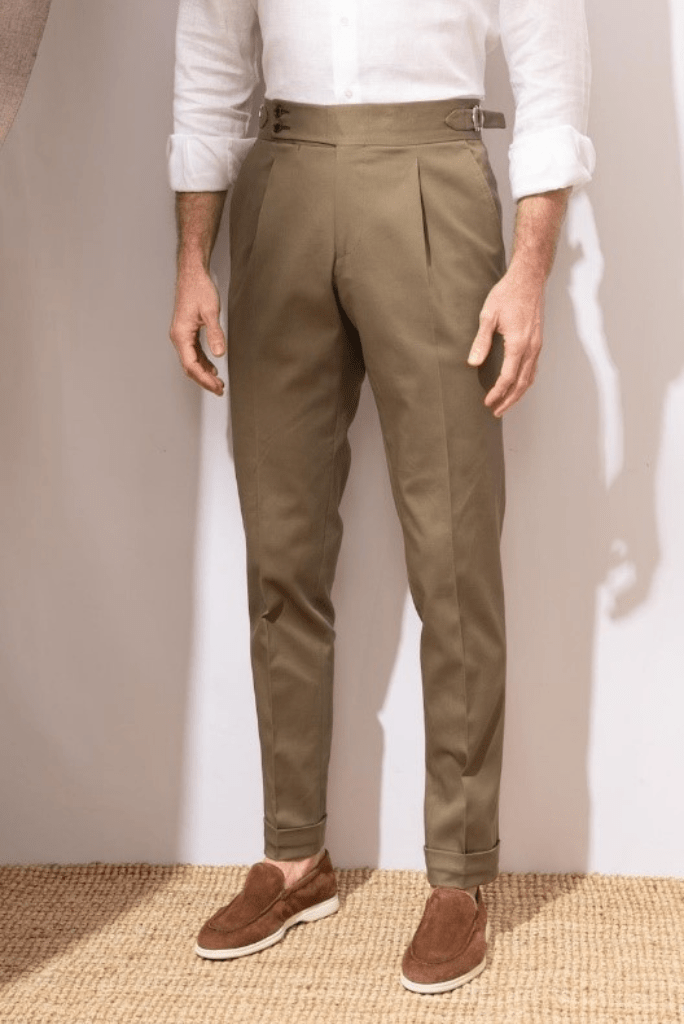 Shop WES Formals Light Khaki SlimFit Trousers Online  Westside