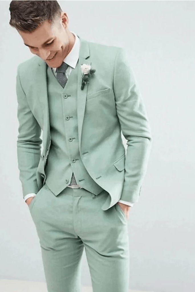 Men Suits Black 3 Piece Formal Fashion Slim Fit Wedding Suit Party Wear  Groom Wear Dinner Bespoke for Men. 